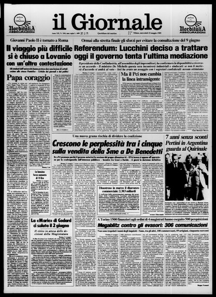 Il giornale : quotidiano del mattino